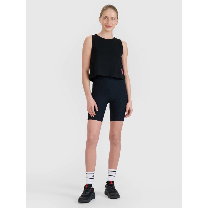 Women's regular printed top 4F 4FWSS25TSLEF118-20S *Kategoria tymczasowa Your Sports Performance