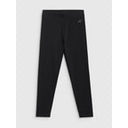 Girls' knitted leggings 4F 4FJRMM00TTIGF316-20S
