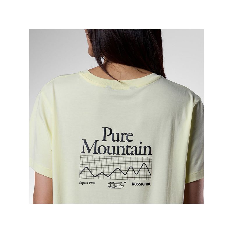 ROSSIGNOL Women's W Graphic Waterfall Tee Yellow