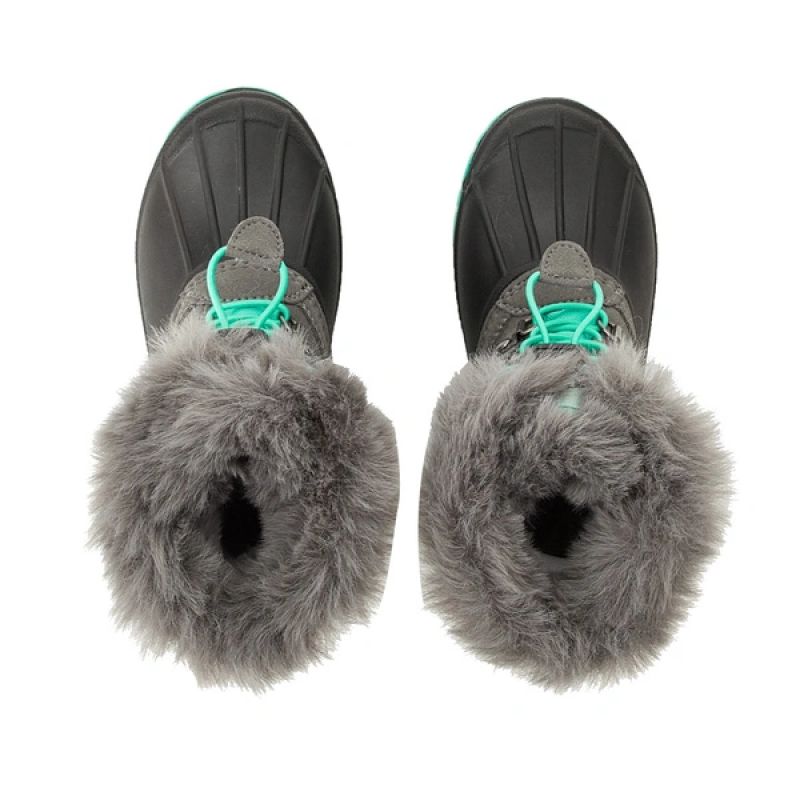 Lee Cooper winter boots for children, turquoise, insulated snow boots