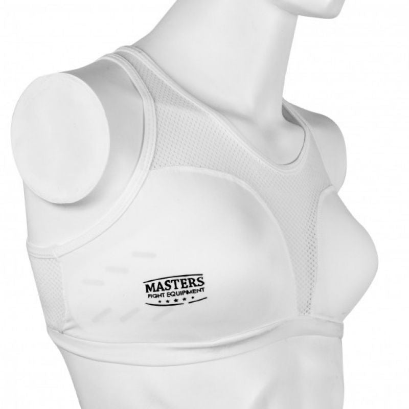 MASTERS WAKO BREAST PROTECTOR WHITE To be categorized Your Sports Performance