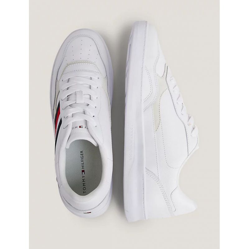 Court Cupsole Retro Lth Stripes M FM0FM04828YBS shoes Footwear/Lifestyle/Tommy Hilfiger Your Sports Performance