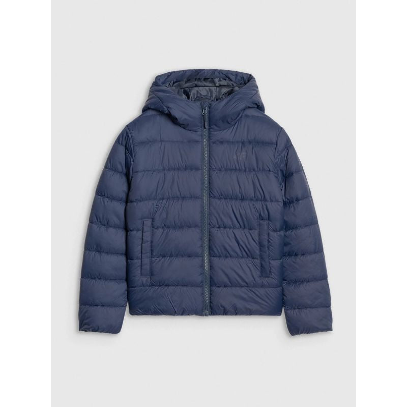 Children's down jacket with synthetic filling, unisex, 4F 4FJRAW25TDJAU0804-31S 4f