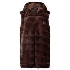 Geographical Norway Women's Fleece Uphemere Dark Brown Db Lady 0136 Dark brown (WZ6797F/GN-Dark brown) Geographical Norway