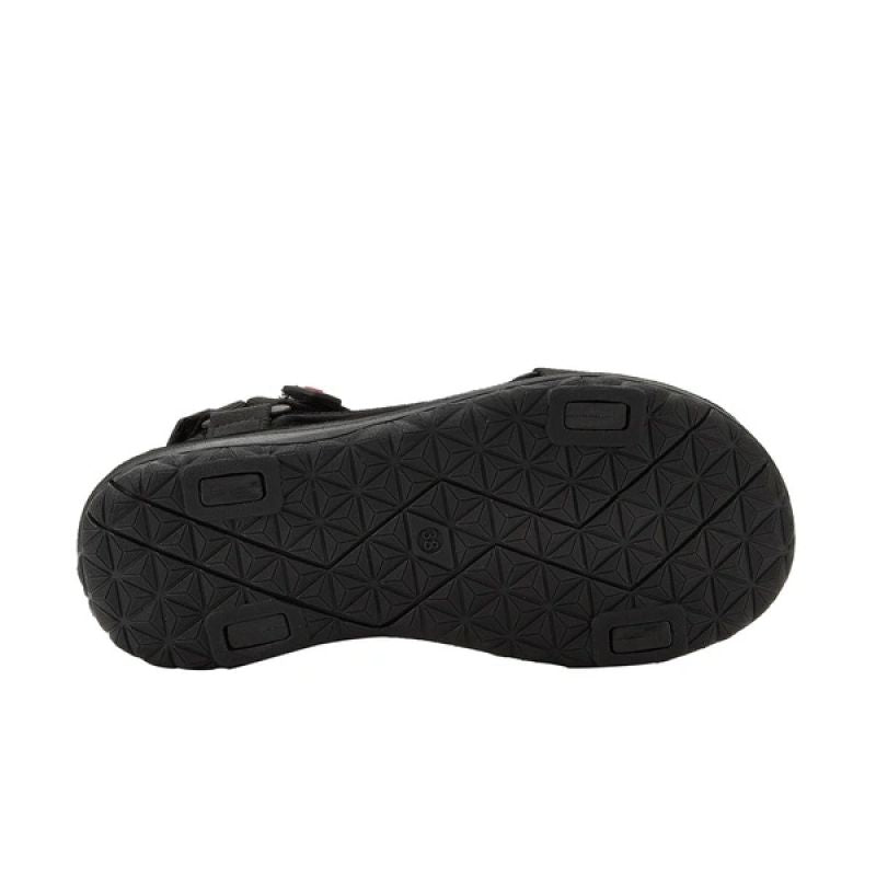 Lee Cooper women's shoes with velcro straps for summer beach sandals, lightweight black Lee Cooper