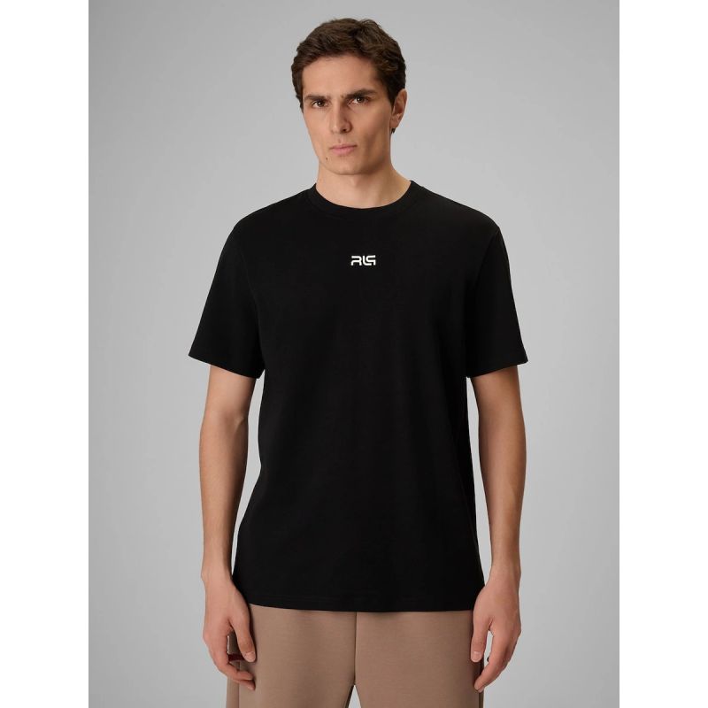 Men's regular-fit plain T-shirt 4F | Robert Lewandowski RL9KSS26TTSHM3937-20S