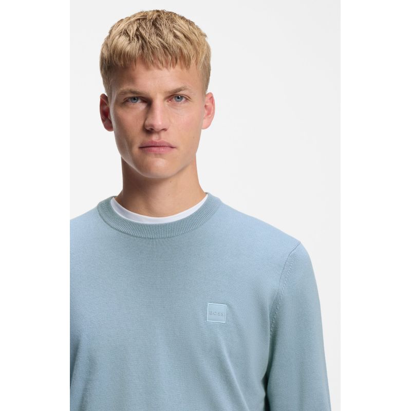 Boss Knitwear Kanovano_S Men's Sweatshirt Light/Pastel Blue (50527583-451) Boss