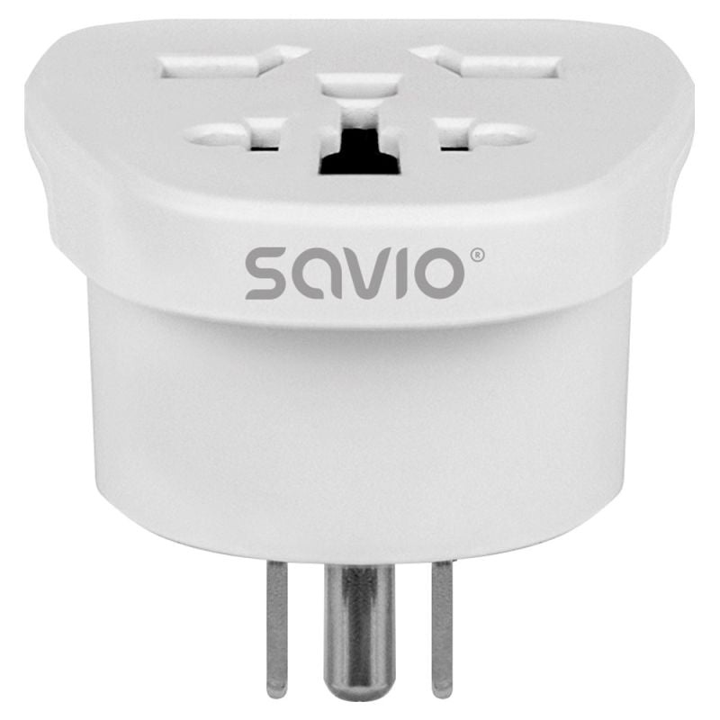 SAVIO TRAVEL ADAPTER GLOBAL SOCKET - US PLUG AP-07 Kable i adaptery/Adaptery, przejściówki Your Sports Performance