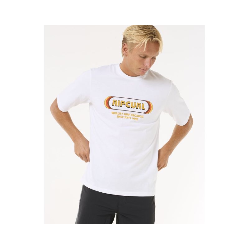 RIP CURL Icons Of Surf UPF S/S Lycra white