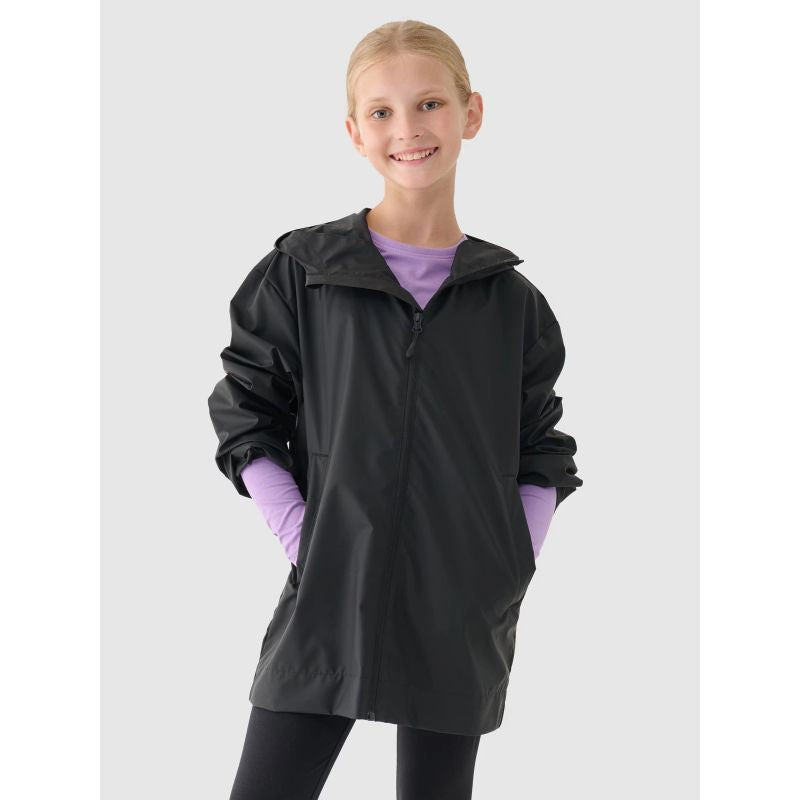 Children's transitional raincoat with rubber coating 4F Junior 4FJWSS24TJACU217-20S *Kategoria tymczasowa Your Sports Performance