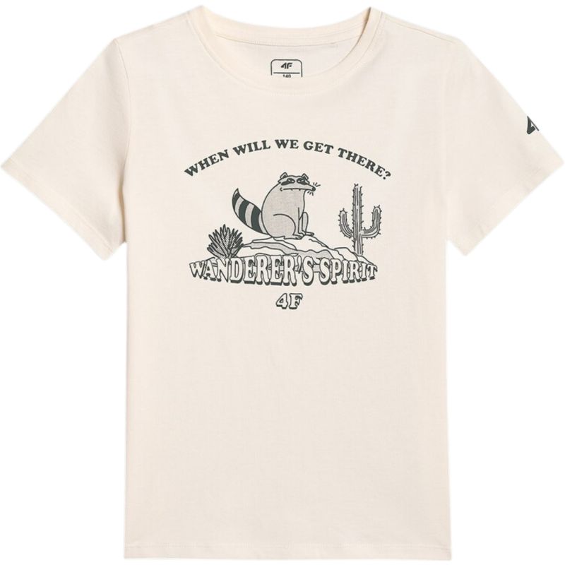 Boy's T-shirt 4F M2815 off-white 4FJWSS26TTSHM2815 11S