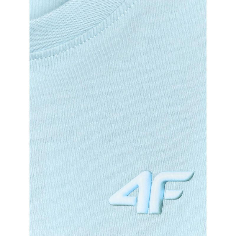 Girls' loose plain T-shirt 4F 4FJRSS26TTSHF3984-33S