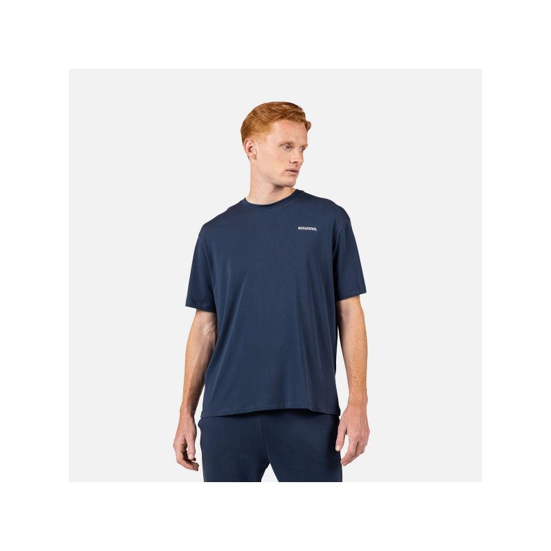 ROSSIGNOL Waterfall Relax Tee Navy Blue Men's T-shirt