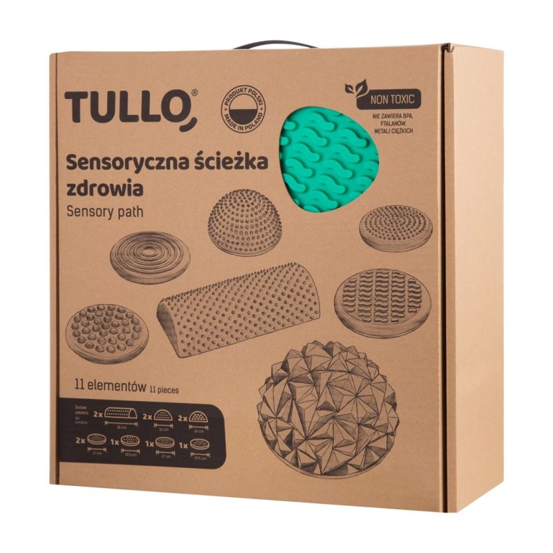 TULLO Fizjo Sensory Path, 11 pieces (Gry i zabawki) Edukacja i rozwój/Medyczne Your Sports Performance
