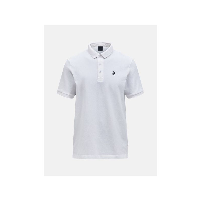 PEAK PERFORMANCE M Classic Cotton Polo Men's T-Shirt, White