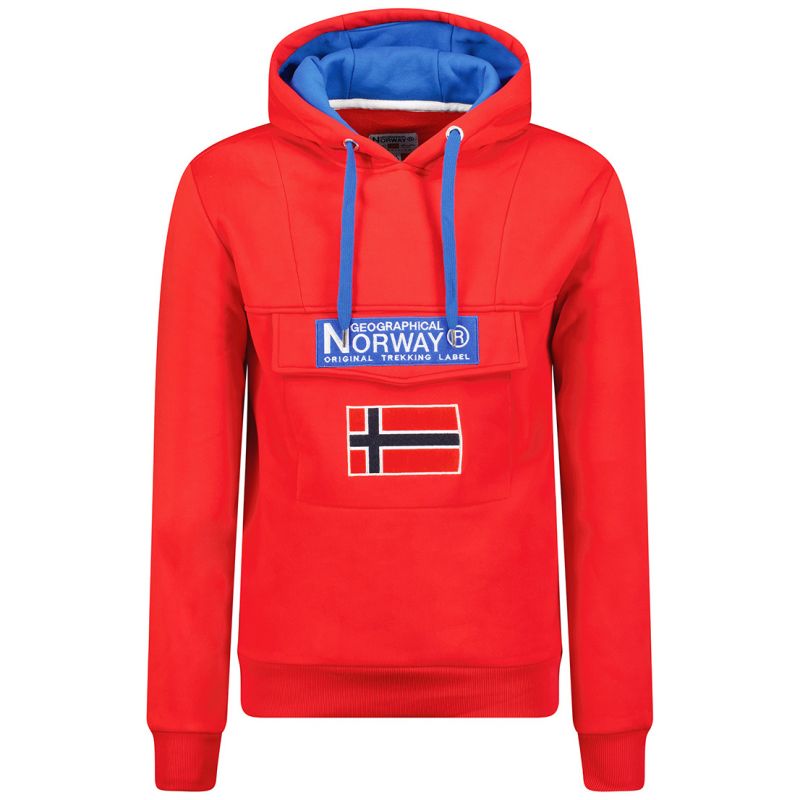 Geographical Norway Gadrien DB 054 M WW6120H/GN/Red sweatshirt Clothing/Outdoor/Geographical Norway Your Sports Performance