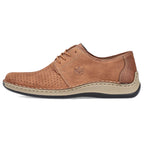Rieker M RKR528 brown openwork leather shoes