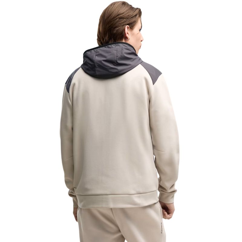 Men's Puma Tech Material Mix Full-Zip Hoodie Beige 694490 82