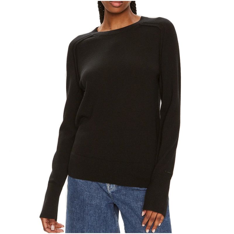 CALVIN KLEIN WOMEN'S MERINO WOOL SWEATER In preparation Your Sports Performance