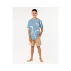 RIP CURL Pacific Rinse Fin Tee-Boy Blue
