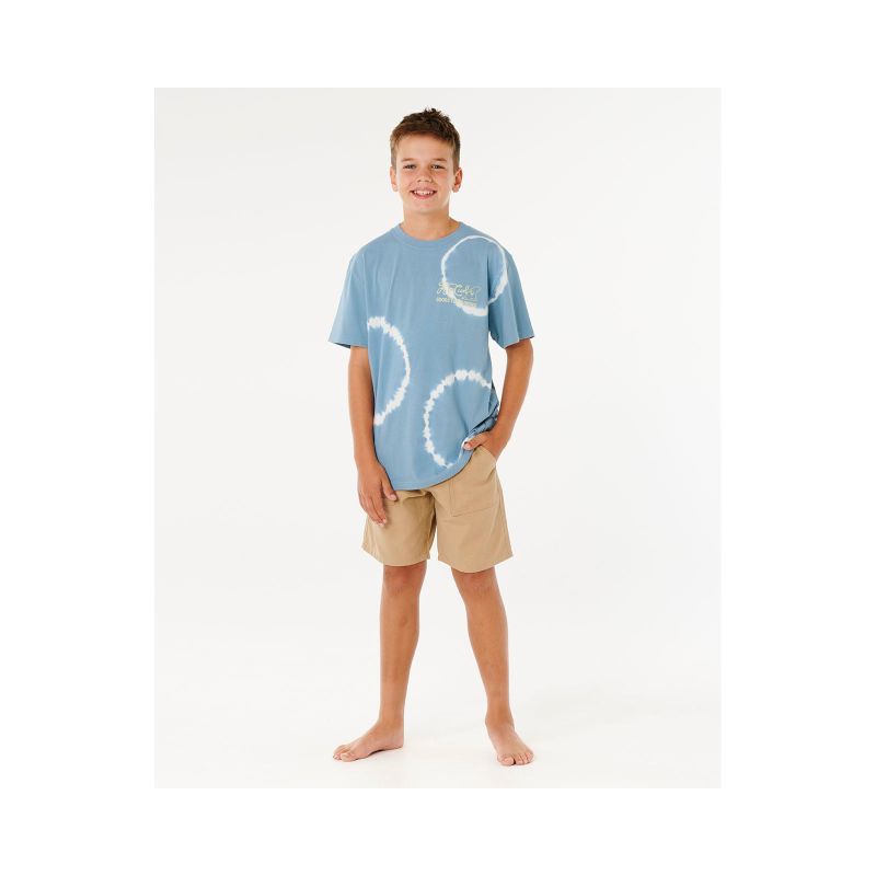 RIP CURL Pacific Rinse Fin Tee-Boy Blue