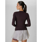 Women's training longsleeve slim quick-drying 4F 4FRAW26TFLOF0733-80S