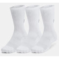 Under Armour TC 3pk Crew Socks 1386311 100 Clothing/Training/Socks/Unisex Your Sports Performance