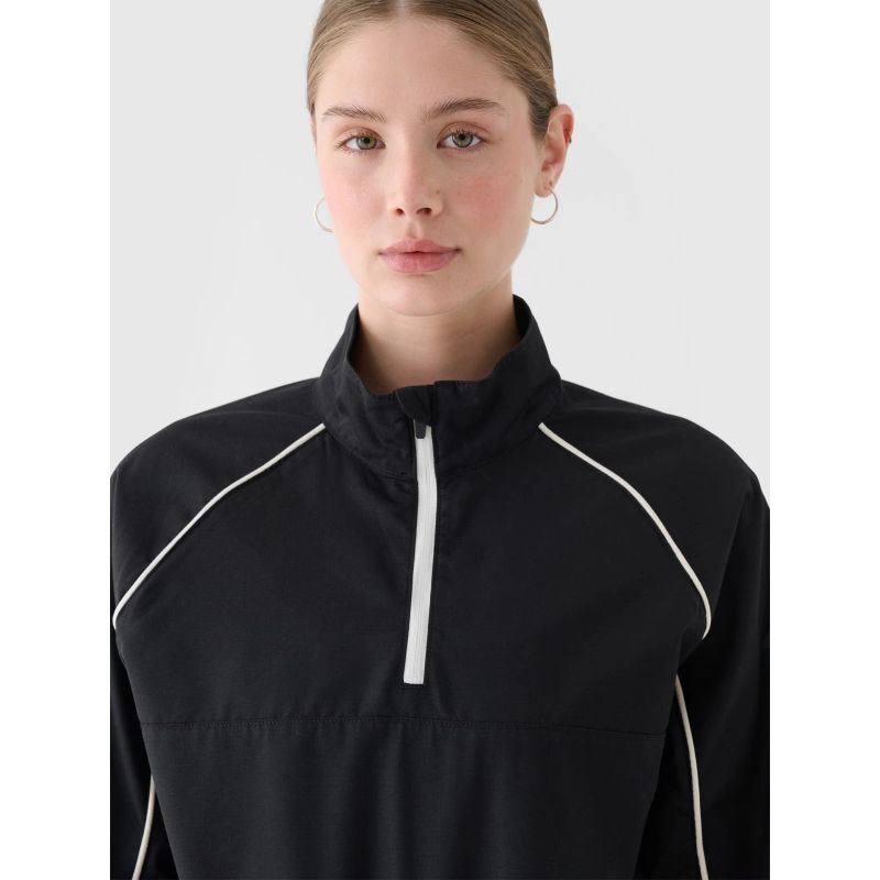 Women's cropped transition jacket with a stand-up collar 4F 4FRSS24TTJAF0886-20S *Kategoria tymczasowa Your Sports Performance