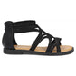 Women's Roman sandals, black, Filippo DS7897