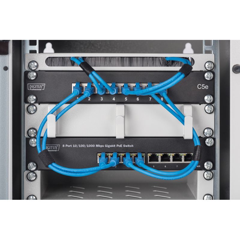 Digitus 10-inch 8-Port Gigabit Ethernet PoE Switch Komunikacja i łączność/Switch-e Your Sports Performance