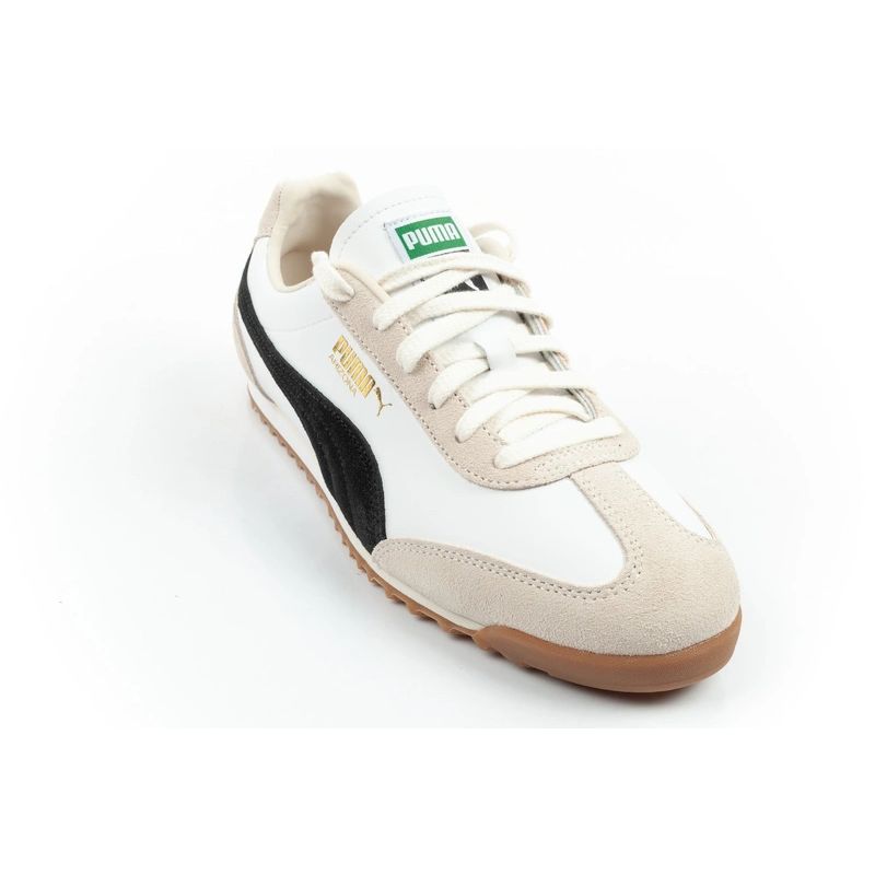 Puma Arizona Retro Beige Leather Unisex Women's Sports Shoes