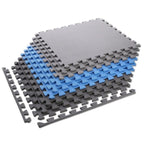 Multipack One Fitness MP10 puzzle mat blue-gray 9 pieces 10 mm In preparation Your Sports Performance