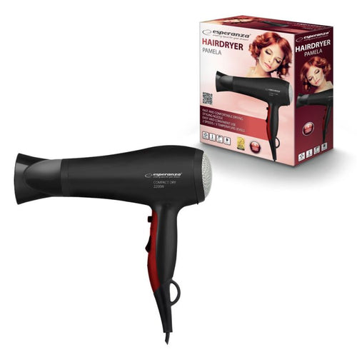 Esperanza Pamela EBH004K hair dryer (2200W; black) AGD - Produkty/Suszarki do włosów Your Sports Performance