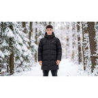 Men’s parka Geographical Norway BARBARIAN LONG BLACK DB MEN 001 (WA2879H/GN-BLACK)