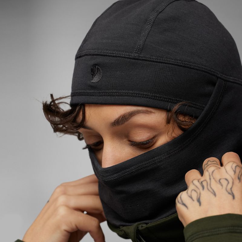Fjällräven Keb Fleece Balaclava Black women's/men's winter ski balaclava black (F86997-550) In preparation Your Sports Performance