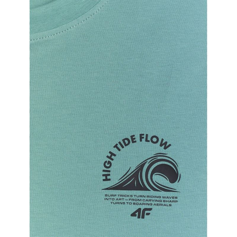 Men's relaxed sleeveless T-shirt with print 4F 4FRSS26TSLEM365-47S 4f
