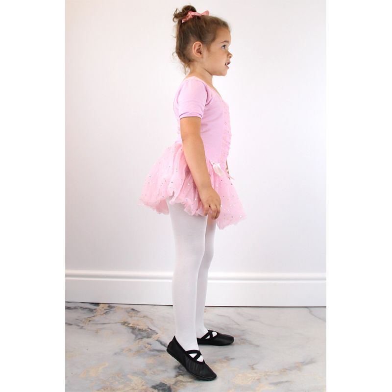 Leather dance shoes with black elastic bands Jr Nazo Footwear/Lifestyle Your Sports Performance