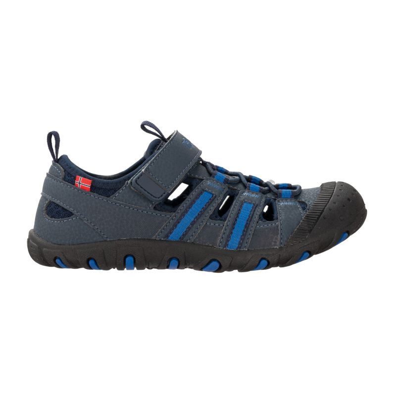 Trollkids Kids Sandefjord Sandal XT navy/medium blue children's sports sandals for boys/girls (668-117) In preparation Your Sports Performance