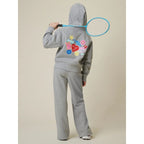 Girls’ Wide-Leg Sweatpants 4F 4FJRSS26TTROF1870-25M