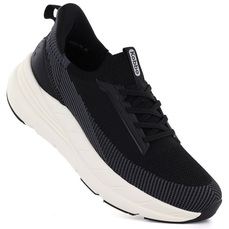 Women's black platform sneakers Kobbo Vinceza 102421 Kobbo