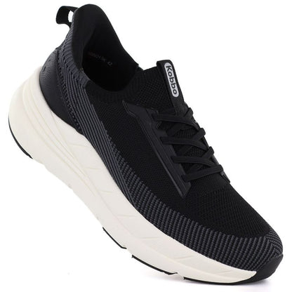 Women's black platform sneakers Kobbo Vinceza 102421 Kobbo