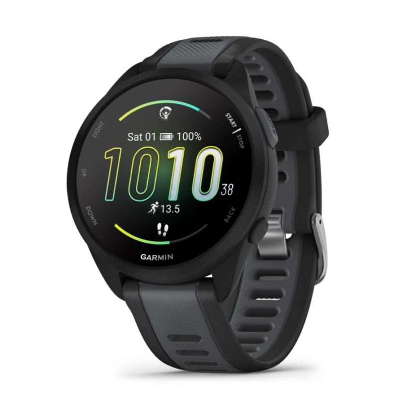 Garmin Forerunner 165 Black / Slate Gray Watch 43 mm 010-02863-20 Akcesoria sportowe i turystyczne/Zegarki sportowe Your Sports Performance
