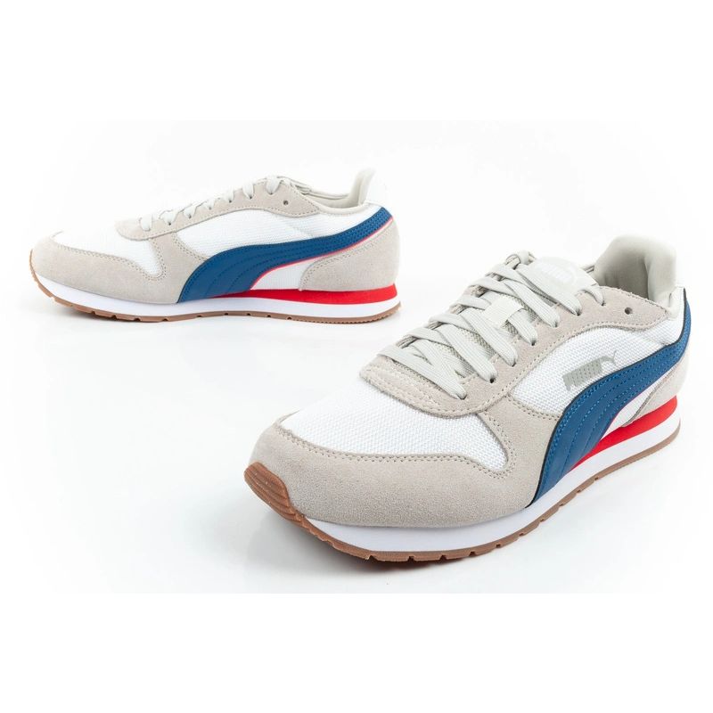 Puma sports shoes men's sneakers ST Miler fashionable comfortable light gray white To be categorized Your Sports Performance