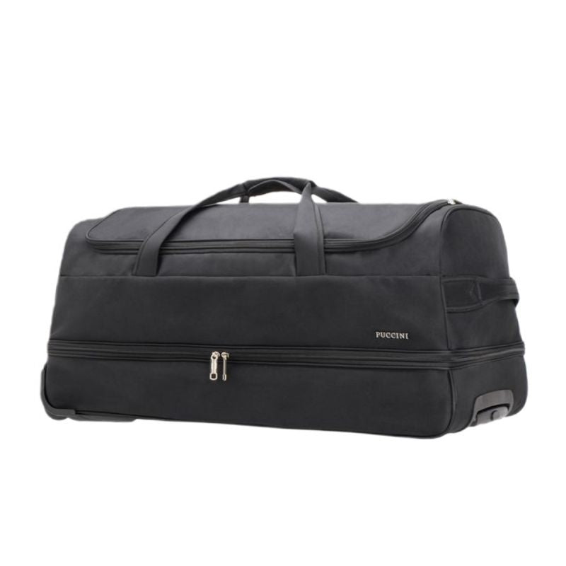Puccini black wheeled travel bag - DM40316-1 Akcesoria i sprzęt koszykarski/Torby i plecaki Your Sports Performance