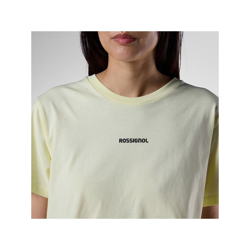 ROSSIGNOL Women's W Graphic Waterfall Tee Yellow