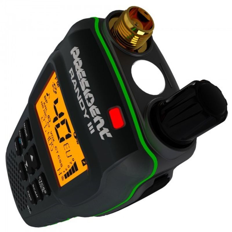 CB Portable Handheld Radio ASC PRESIDENT Randy III Elektronika i akcesoria/CB Radia Your Sports Performance
