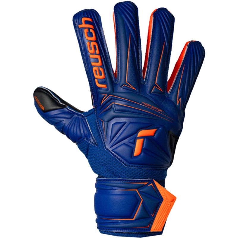 Reusch Attrakt Infinity Finger Support Junior Gloves 56 72 710 4127 Reusch