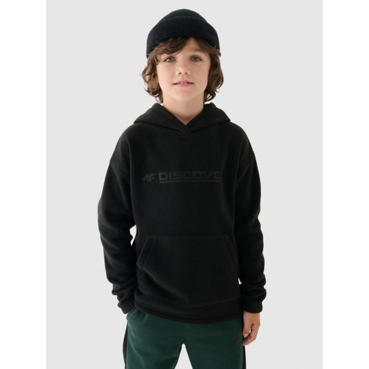 Boys' regular hooded fleece 4F Junior 4FJWAW24TFLEM213-20S *Kategoria tymczasowa Your Sports Performance