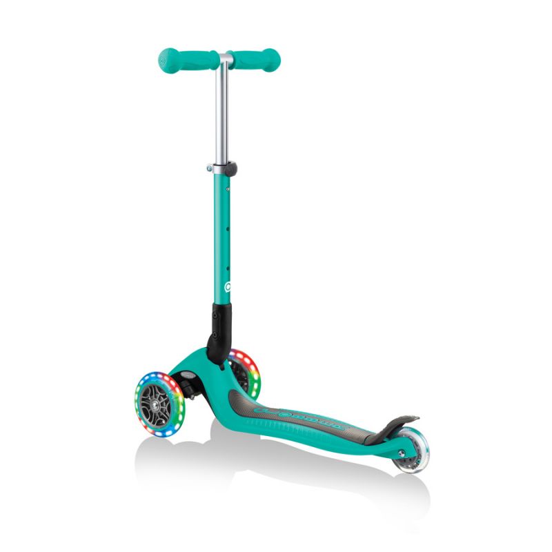 3-wheel scooter Globber Foldable Lights Emerald Green Jr 437-107 Accessories/Skating/Hulajnogi Your Sports Performance