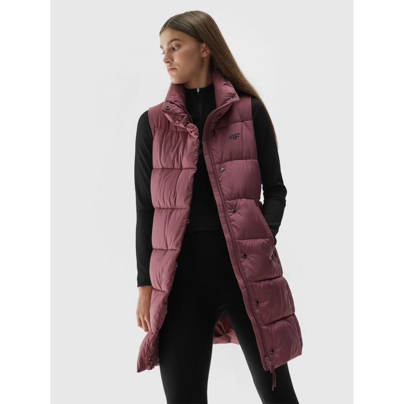4F F076 W vest 4FAW23TVESF076 53S Clothing/Outdoor 4F